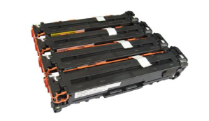 סט 4 טונרים תואמים HP CB540A +CB541A +CB542A +CB543A
