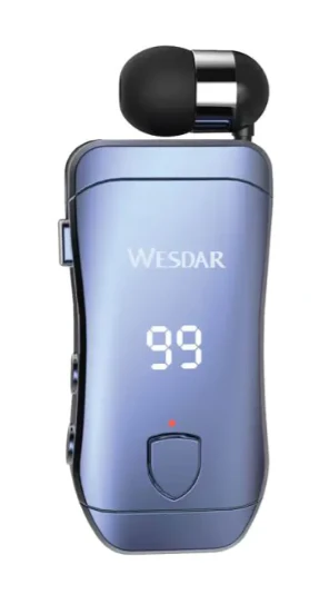 אזנית בלוטוס חוט נשלף WESDAR K-303H BLUE