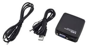 ממיר VGA +אודיו ל-HDMI עם ספק כוח