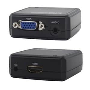 ממיר VGA +אודיו ל-HDMI עם ספק כוח