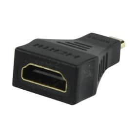 מתאם מיקרו HDMI זכר - HDMI נקבה, מוזהב תומך V1.4