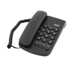 טלפון דקורטיבי שולחניHyundai HDT-2400B/W יונדאי