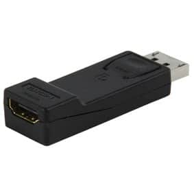 מתאם DISPLAYPORT זכר - HDMI נקבה, תומך אודיו