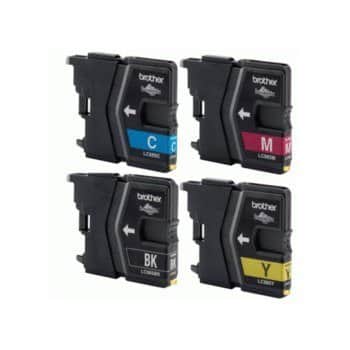 סט 4 ראשי דיו תואמים BROTHER LC985