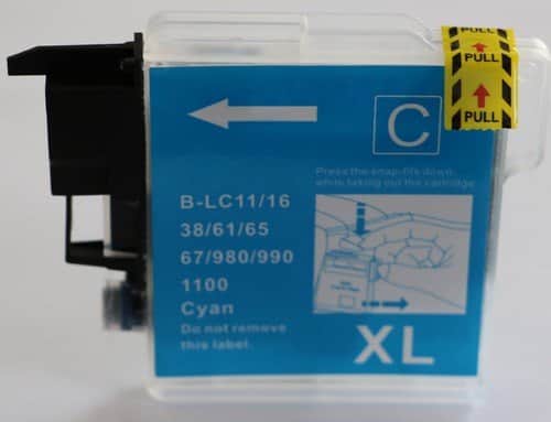 ‏ראש דיו כחול תואם Brother LC1100HYC