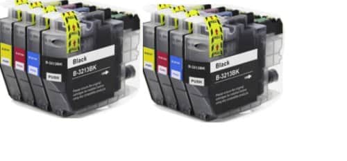 2 סטים 4 ראשי דיו LC3213 ראשי דיו BEOTHER ברדר