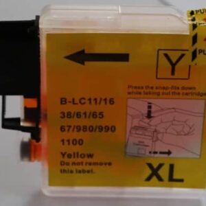 ‏ראש דיו ‏צהוב תואם Brother LC1100HYY