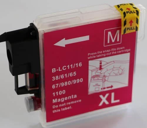 ‏ראש דיו אדום תואם Brother LC1100HYM