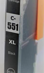 ‏ראש דיו ‏שחור תואם Canon CLI551BKXL קנון