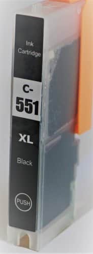 ‏ראש דיו ‏שחור תואם Canon CLI551BKXL קנון