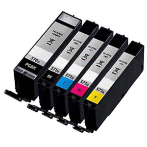 מארז 5 ראשי דיו תואמים PGI570XL- CLI571XL CANON