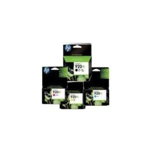 ראש דיו צהוב שחור כחול אדום מארז 4 ראשים 920XL HP