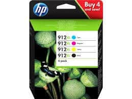 מארז 4 ראשי דיו מקוריים HP 912XL 3YP34AE