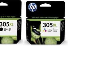 סט ראשי דיו מקוריים (3YM63AE+3YM62AE) HP 305XL