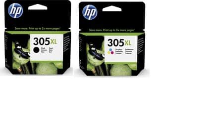 סט ראשי דיו מקוריים (3YM63AE+3YM62AE) HP 305XL