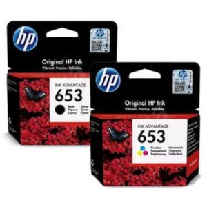 סט דיו מקוריים (653) HP 3YM75AE+3YM74AE