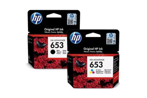 סט דיו מקוריים (653) HP 3YM75AE+3YM74AE