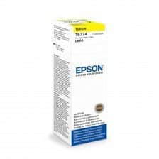 מילוי אפסון מקורי ‎ 70ml צהוב T6734 L–800 EPSON