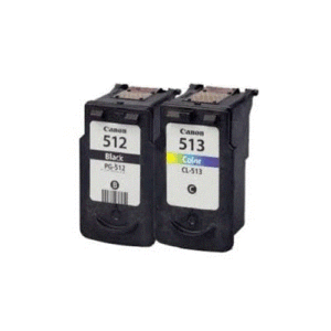 סט ראשי דיו מקוריים ‏ Canon CL513+ PG512 קנון