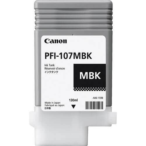 מיכל דיו מקורי שחור מט CANON PFI 107MBK