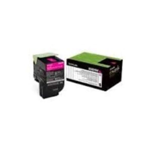 טונר אדום מקורי Lexmark 80C8XM0 4K לקסמרק
