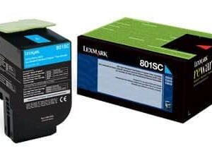 טונר כחול מקורי Lexmark 80C8HC0 3K לקסמרק