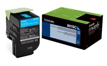 טונר כחול מקורי Lexmark 80C8HC0 3K לקסמרק