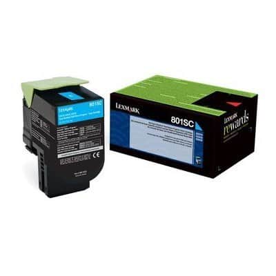 טונר כחול מקורי Lexmark 80C8XC0 4K לקסמרק