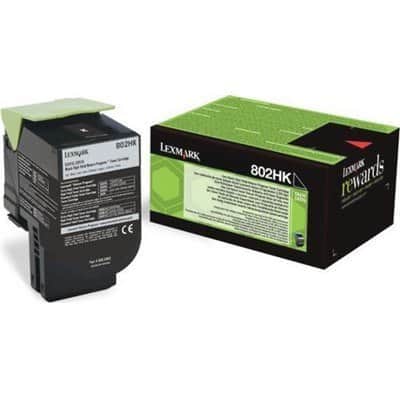 טונר שחור מקורי Lexmark 80C8XK0 8K לקסמרק