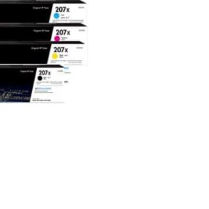 סט 4 טונרים מקוריים (HP 207X (W2210X/W2211X/W2212X/W2213X