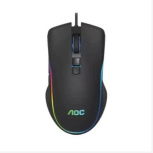 עכבר גיימינג GM100 חוטי שחור AOC