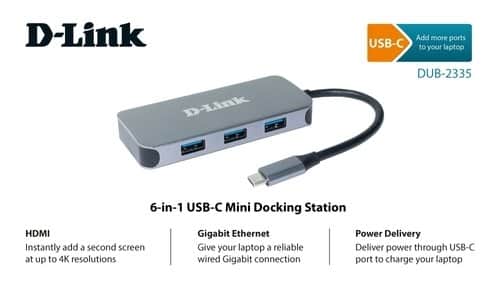 D-LINK DUB-2335 מתאם/מפצל
