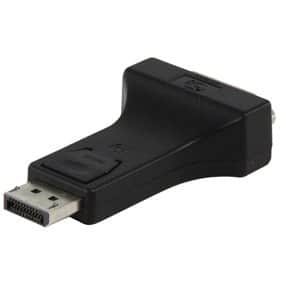 מתאם DISPLAYPORT זכר - DVI נקבה