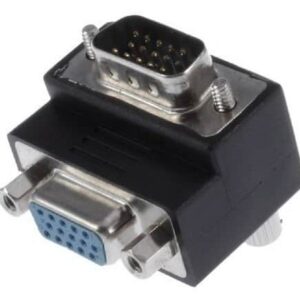 מתאם VGA זוויתי זכר - נקבה ב-90 מעלות