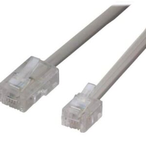 כבל RJ11 - RJ45 לטלפון חכם, אורך 1 מטר