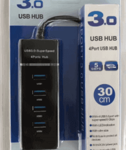 מפצל 4 יציאות Hub USB 3.0