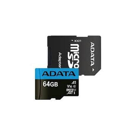 ADATA MICROSDHC 64GB AUSDX64GUICL10A1-RA1