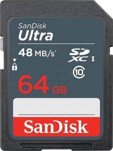 כרטיס זיכרון - SANDISK ULTRA 48MB CL10 64GB