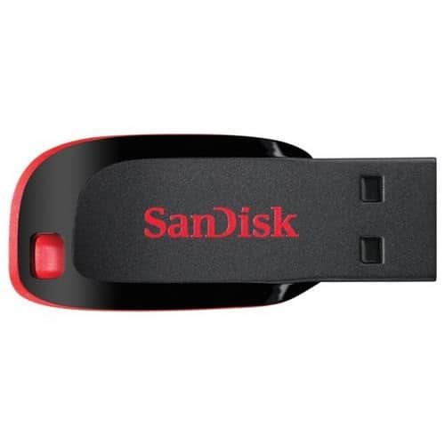 דיסק און קי SANDISK CRUZER BLADE 64G אחריות לשנתיים