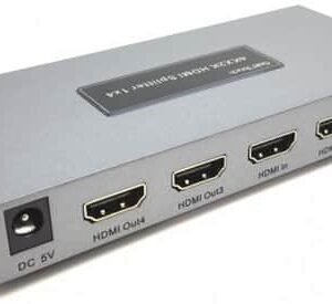 מפצל 4 מסכים HDMI 4K 4 PORTS GOLD TOUCH