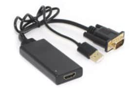 ממיר VGA ל- HDMI GOLD TOUCH