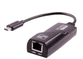 מתאם USB 3.1 TO ETERNET ADAPTER GOLD TOUCH