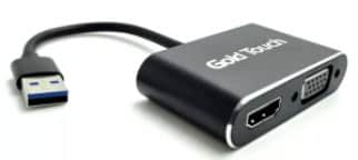 מתאם USB3.0 ל-VGA ו-HDMI GOLD TOUCH