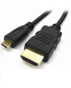 כבל 1.8 מטר HDMI To Micro HDMI Cable GOLD TOUCH