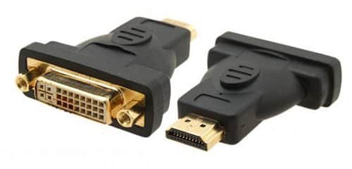 מתאם נקבה HDMI לזכר DVI-I GOLD TOUCH