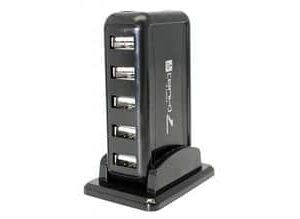 מפצל 7 יציאות USB 2.0 עם ספק כח GOLD TOUCH