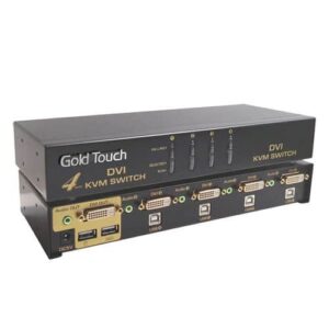 GOLD TOUCH מתג DVI KVM 4Port