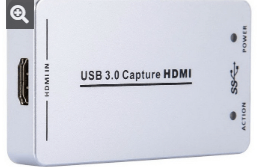 מתאם לכידת HDMI ל-USB3.0, להעברת תכני HD למחשב (לא לממירי כבלים) TOPX