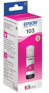 בקבוק דיו אדום תואם EPSON 103 Magenta ink bottle 65ml C13T00S34A אפסון