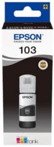 בקבוק דיו שחור תואם EPSON 103 Black ink bottle 65ml C13T00S14A אפסון